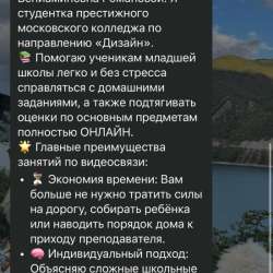 Репетитор начальных классов 1-4