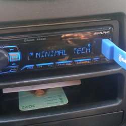 Магнитола Alpine UTE-200 BT Bluetooth usb aux в Москве фото 5