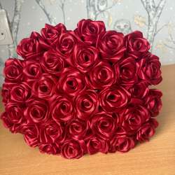 Цветы из атласных лент в Нижнем Новгороде фото 8