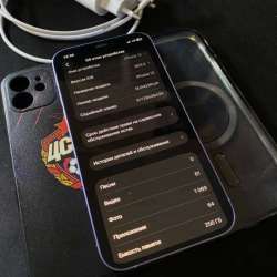 IPhone 12, 256 ГБ, SIM + eSIM, Фиолетовый в Серпухове фото 4