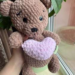 Вязаная игрушка. Медведь
