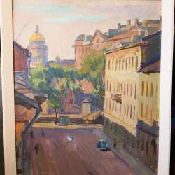 Шмидт Александр. «Большая Подьяческая улица в 1960-е гг.» в Санкт-Петербурге