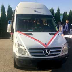 Аренда авто на свадьбу. Лексус. Микроавтобус. Украшения в Воронеже фото 6