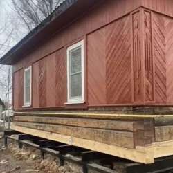 Замена венцов поднятия домов в Гатчине фото 4