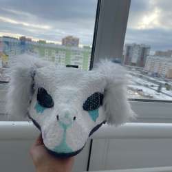 Маска раптора сделанная,качественная,оригинальная.