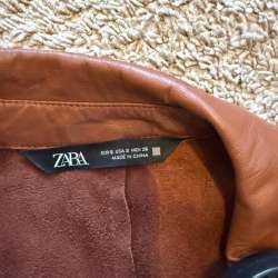 Платье кожаное Zara в Дмитрове