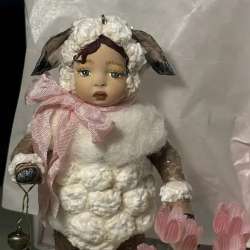 Елочная игрушка овечка