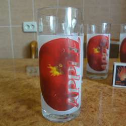 Стаканы стеклянные Apple фото 4