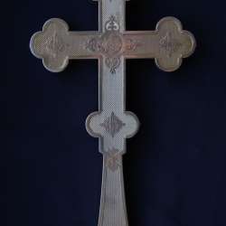 Старинный напрестольный крест. Серебро «84». Москва, XIX век в Санкт-Петербурге фото 20