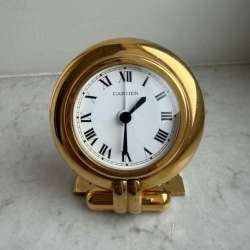 Часы настольные золотые Cartier