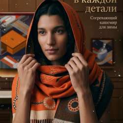 Палантин Hermes женский кашемировый в Москве фото 6