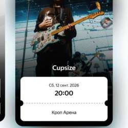 CUPSIZE VIP БИЛЕТ