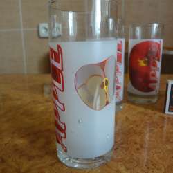 Стаканы стеклянные Apple фото 5