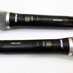 Радиосистема Shure AWM-505R база 2 радиомикрофона фото 5
