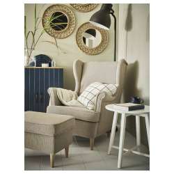 Продаю кресло IKEA STRANDMON с пуфиком фото 6