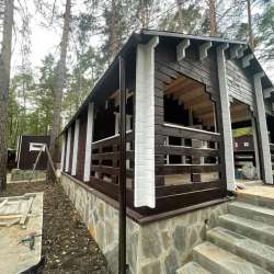 Бани из мини бруса в Краснодаре фото 5