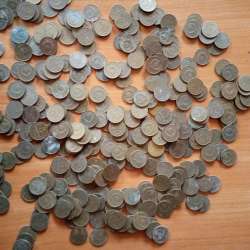Продам 330 штук монет по 3 копейки 1961-1991 годов