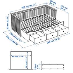 Кровать lkea Hemnes в Нефтеюганске