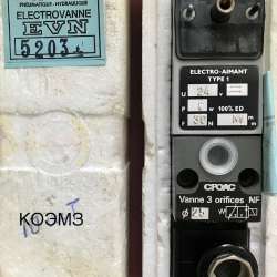 Pneumatique-hydraulique electrovanne evn 5203. evn 5313