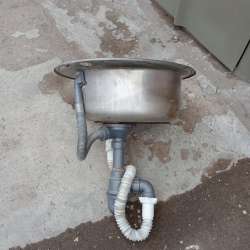 Мойка накладная круглая