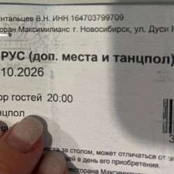 Билеты на Вирус 28.11. Максимилианс в Новосибирске фото 3