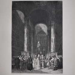 «Интерьер кафедрального Успенского Собора в Москве». 1830-е в Санкт-Петербурге