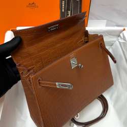 Сумка Hermes Kelly крокодил в Москве