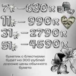 букетики из атластных роз