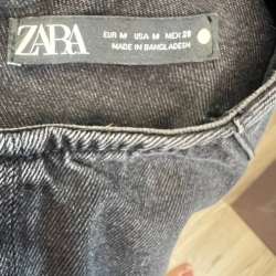 Графитовое джинсовое платье Zara в Владивостоке фото 3