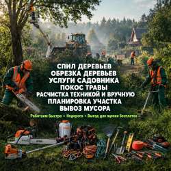 Спил деревьев / расчистка участка