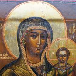 Старинный Матери Божией «Одигитрия Смоленская». XVIII век в Санкт-Петербурге
