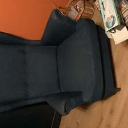 Кресло ikea strandmon синее