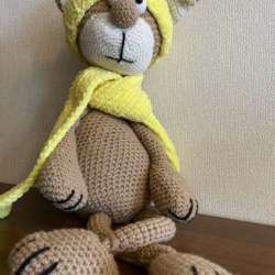 Игрушка-вязаный кот в Рузе