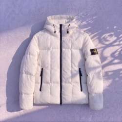Stone Island пуховик белый ☑️