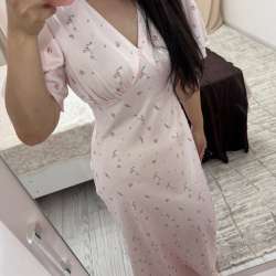 Атласное платье