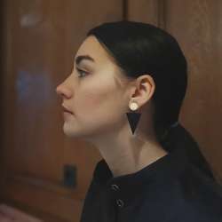 Геометрические серьги