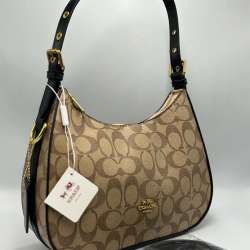 сумка COACH бежевая