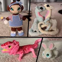 Амигуруми игрушки из бисера