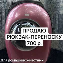 РЮКЗАК-ПЕРЕНОСКА для домашних животных