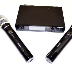Радиосистема Shure AWM-505R база 2 радиомикрофона фото 3