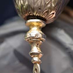 Старинная серебряная лампада. Русский Классицизм. 1798 год в Санкт-Петербурге фото 9
