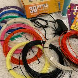 3D-ручка 3DPEN-2 с пластиком и трафаретами в Краснодаре фото 4