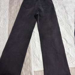 Джинсы DENIM, серые, широкие фото 6