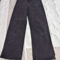 Джинсы DENIM, серые, широкие фото 7
