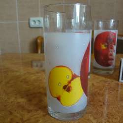 Стаканы стеклянные Apple фото 3