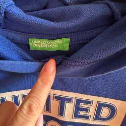 Худи Benetton (кофта с капюшоном) детская в Домодедове фото 3