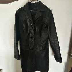 Плащ кожаный Hugo Boss