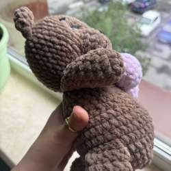 Вязаная игрушка. Медведь в Пушкине