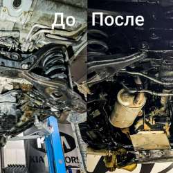 Антикоррозийная обработка днища арок скрытых мест в Подольске фото 3