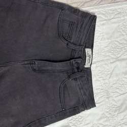 Джинсы DENIM, серые, широкие фото 5